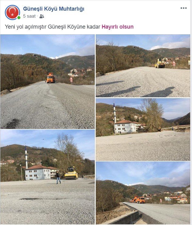  Asfalt tamamlandı… Yol hizmete açıldı… - 1