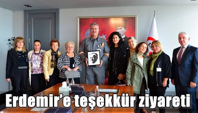 Erdemir’e teşekkür ziyareti