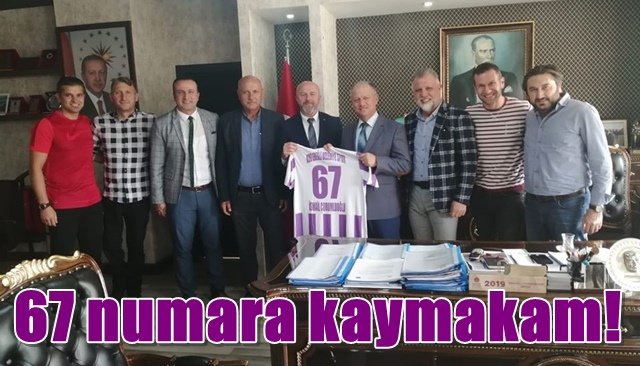 Ereğli Belediyespor´dan, Kaymakama forma