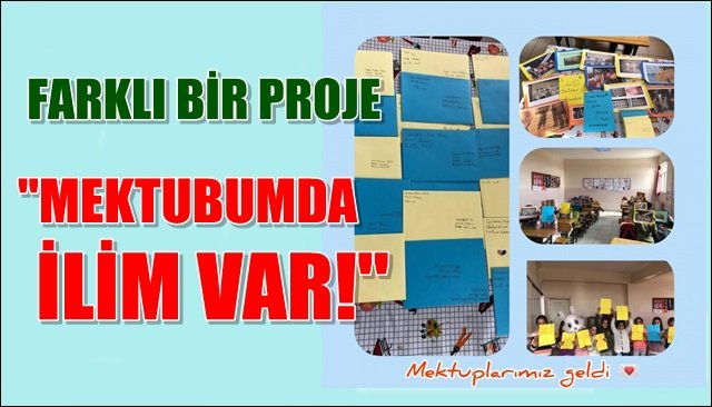 Farklı bir proje: “Mektubumda ilim var!”