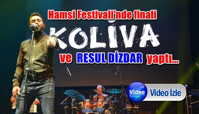 Hamsi Festivali, konserle final yaptı