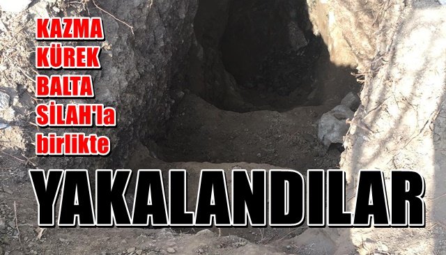  Jandarmadan define avcılarına suçüstü: 3 gözaltı