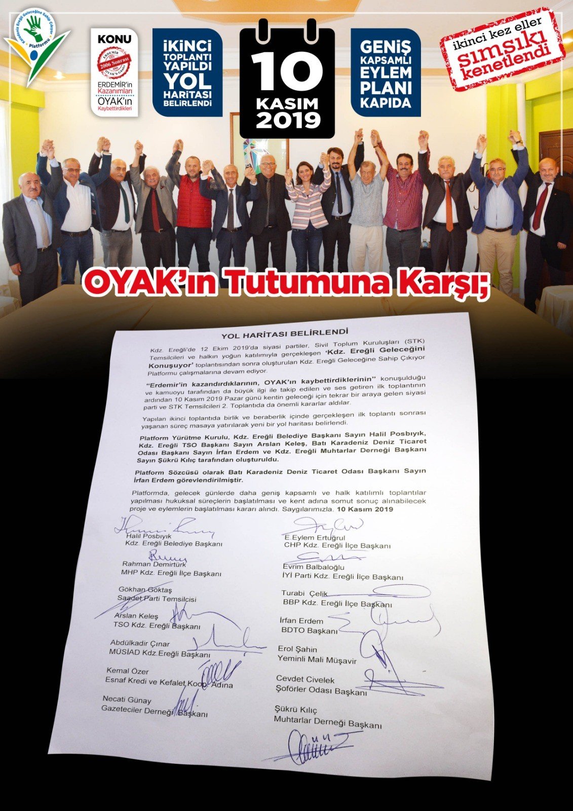 “OYAK’ın tutumuna karşı, atacakları adımları konuştular - 3