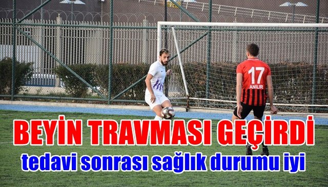 Rakip futbolcuyla çarpışan Ozan Aydın hastanede tedavi gördü