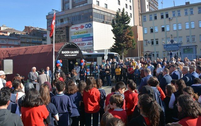 Simülasyon maden galerisi ziyarete açıldı - 1