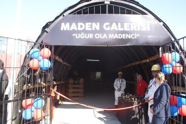 Simülasyon maden galerisi ziyarete açıldı - 5