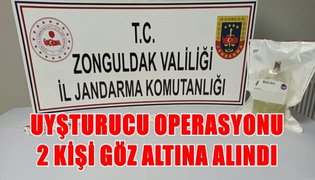 Uyuşturucu operasyonu: 2 gözaltı