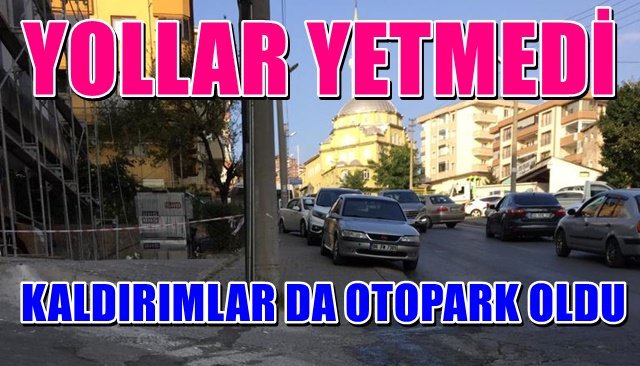  Vatandaşlar kaldırım işgaline tepkili