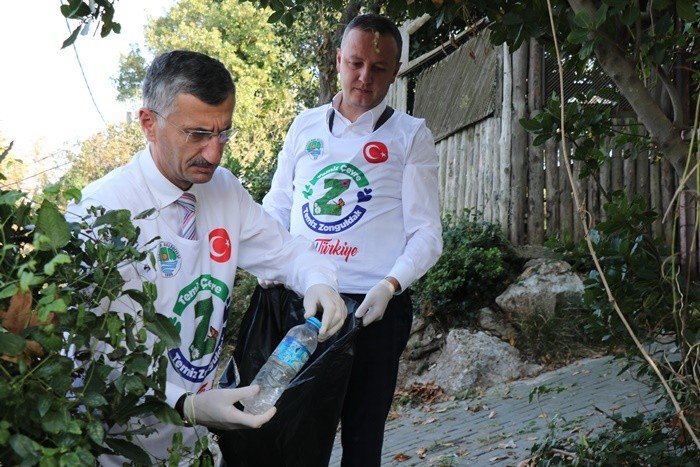 Zonguldak protokolü kolları sıvadı - 1