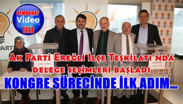 Ak Parti, Ereğli´de delegelerini belirliyor