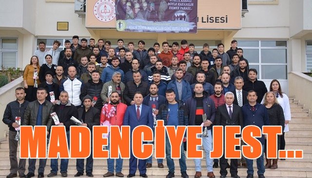 Alaplı´da, madenciler unutulmadı