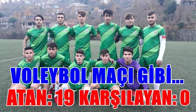 Amatör Ligde şok galibiyet: 19-0