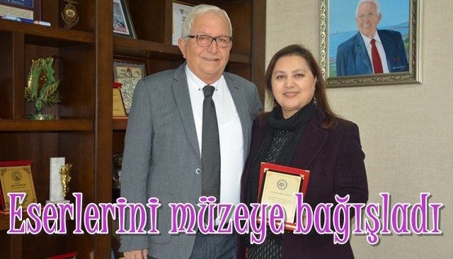 Eserlerini müzeye bağışladı