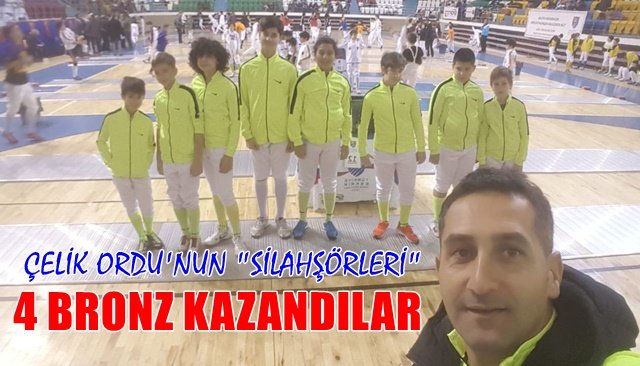 Eskrim´de Ereğli´ye 4 bronz kazandırdılar