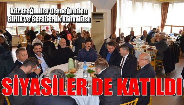 Kdz Ereğlililer Derneği’nden Birlik ve Beraberlik kahvaltısı