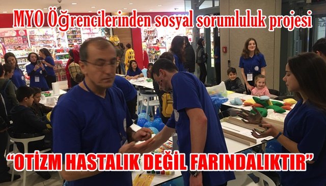 MYO Öğrencilerinden sosyal sorumluluk projesi