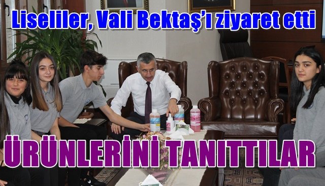 Okulda, temizlik ürünleri üretiyorlar