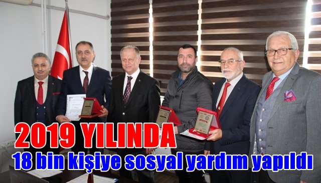 18 bin kişiye sosyal yardım yapıldı