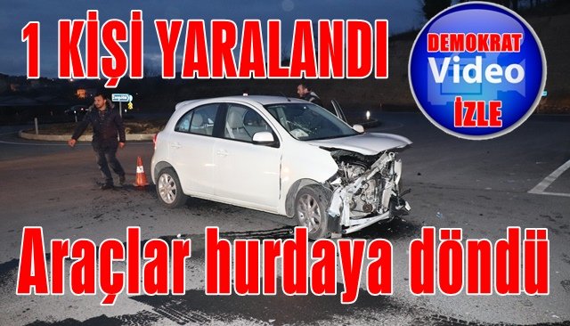 Araçlar hurdaya döndü