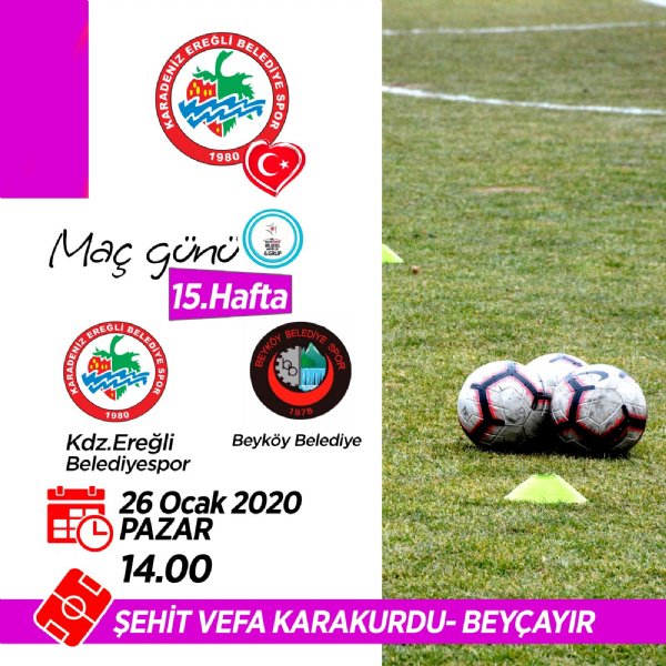  Belediyespor, Beyköy Belediyespor’u ağırlıyor - 1