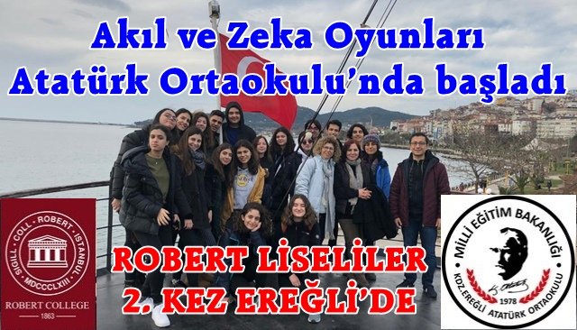 ROBERT LİSELİLER 2. KEZ EREĞLİ’DE