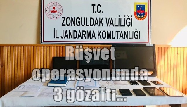 Tapu memurlarına rüşvet operasyonu