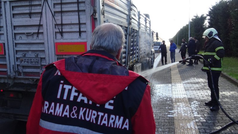 Yanmasını itfaiye önledi - 1