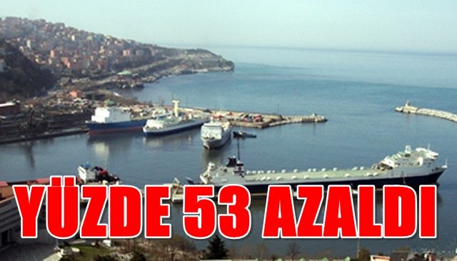 Zonguldak´ta ihracat yüzde 53 azaldı