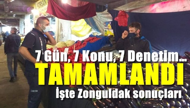 7 Gün, 7 Konu, 7 Denetim… TAMAMLANDI…