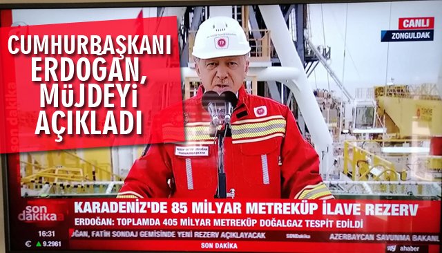 CUMHURBAŞKANI ERDOĞAN, MÜJDEYİ AÇIKLADI