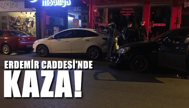 Erdemir Caddesi´nde kaza