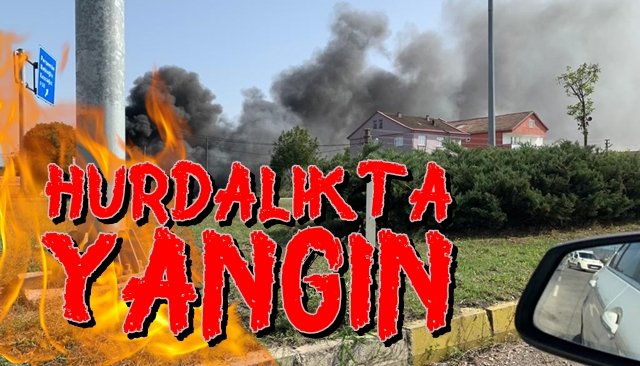 Hurdalıkta yangın... İtfaiye vaktinde müdahale etti...