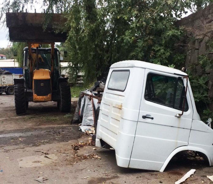 Kışla ve Belen Sanayi Sitesi´nde hurda araç temizliği... - 10