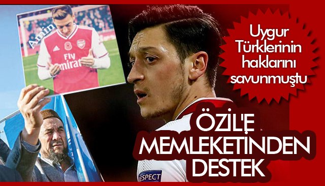 MESUT ÖZİL´E MEMLEKETİNDEN DESTEK 