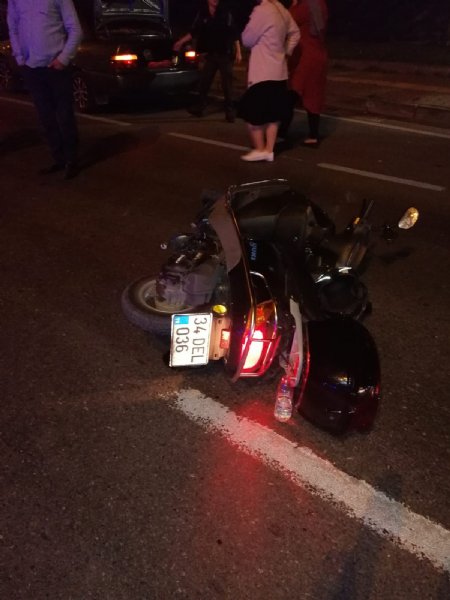 MOTOR KAZASI: 1 KİŞİ YARALANDI - 1