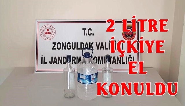 Sahte içki yaparken yakalandı 