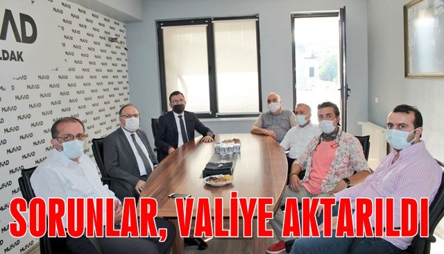 Vali Tutulmaz, iş dünyasını dinledi