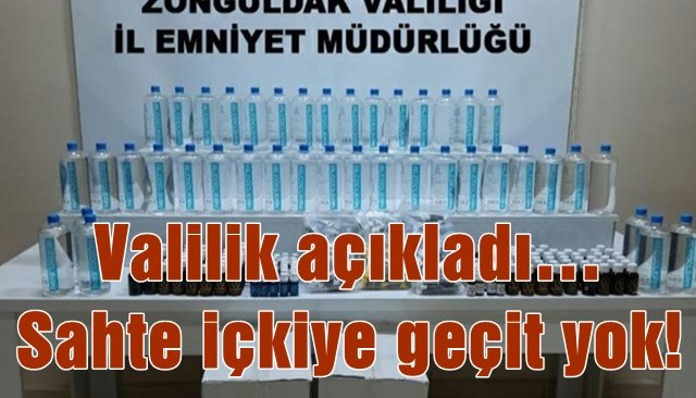 Valilik açıkladı… Sahte içkiye geçit yok!