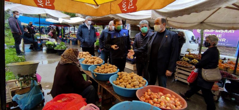 BAŞKAN PAZARA İNDİ... VATANDAŞI UYARDI - 5