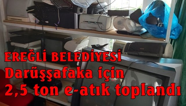 Darüşşafaka için 2,5 ton e-atık toplandı