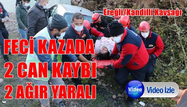 FECİ KAZADA BİRİ BEBEK İKİ CAN KAYBI... KAZAY YERİNDEN GÖRÜNTÜLER