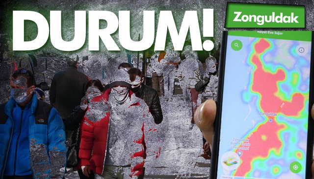 HARİTADA ALARM VEREN ZONGULDAK’TA… 