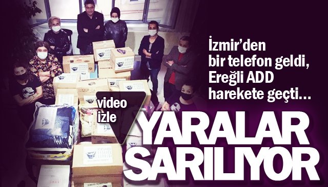 İZMİR’İN YARALARI SARILIYOR