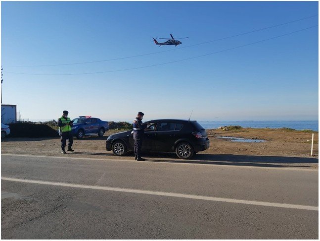 Jandarmadan helikopter destekli denetim... - 1