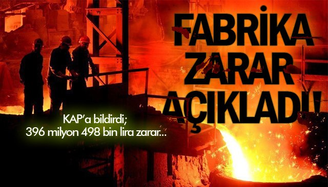 KARDEMİR 396 milyon lira zarar açıkladı 