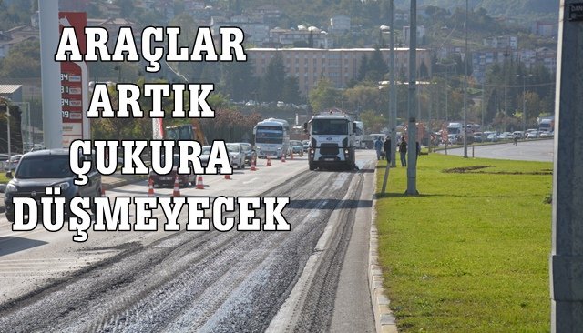 Kışla ve Potbaşı’ndaki tümsekler düzeltildi