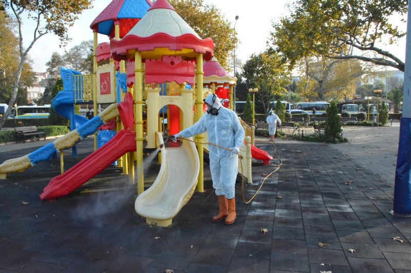 ORTAK KULLANIM ALANLARI İLAÇLANIYOR - 2