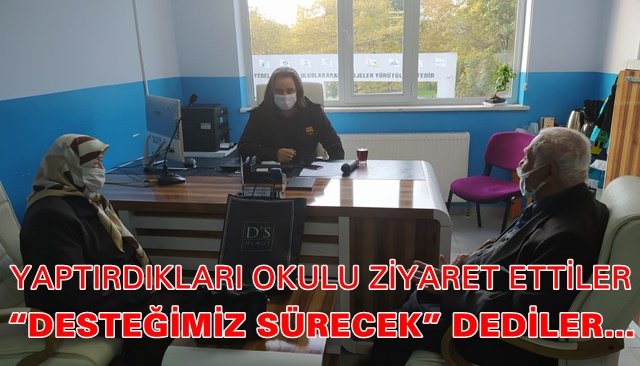 YAPTIRDIKLARI OKULU ZİYARET ETTİLER