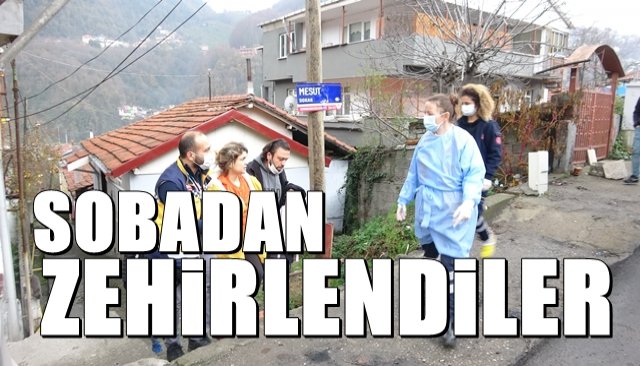 5 kişilik aile sobadan etkilendi