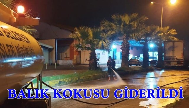 Bozhane’deki balık kokusu giderildi